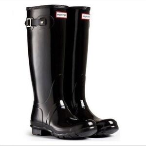 Hunter Rain Boots Original Tall Gloss Black